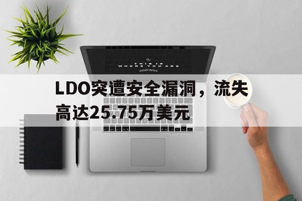 kaiyun网页版平台-包含LDO突遭安全漏洞，流失高达25.75万美元的词条